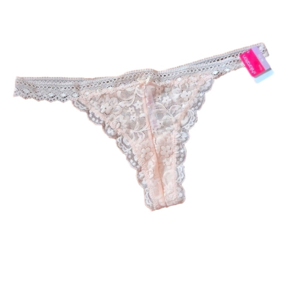 Xhilaration Other - Xhiliaration Lace Thong - Peach